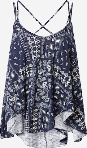 Free People Top 'HEY GIRL' in Blue: front