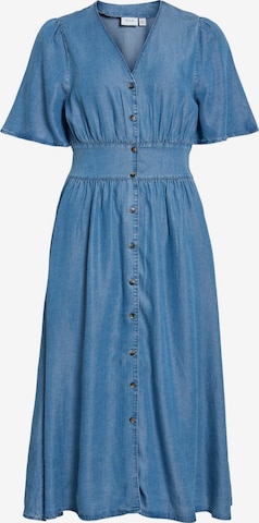 Robe-chemise 'VIMai' VILA en bleu : devant
