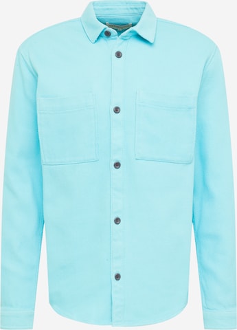 TOM TAILOR DENIM Regular fit Button Up Shirt in Blue: front