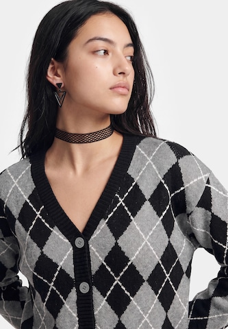 myMo ROCKS Knit Cardigan in Black