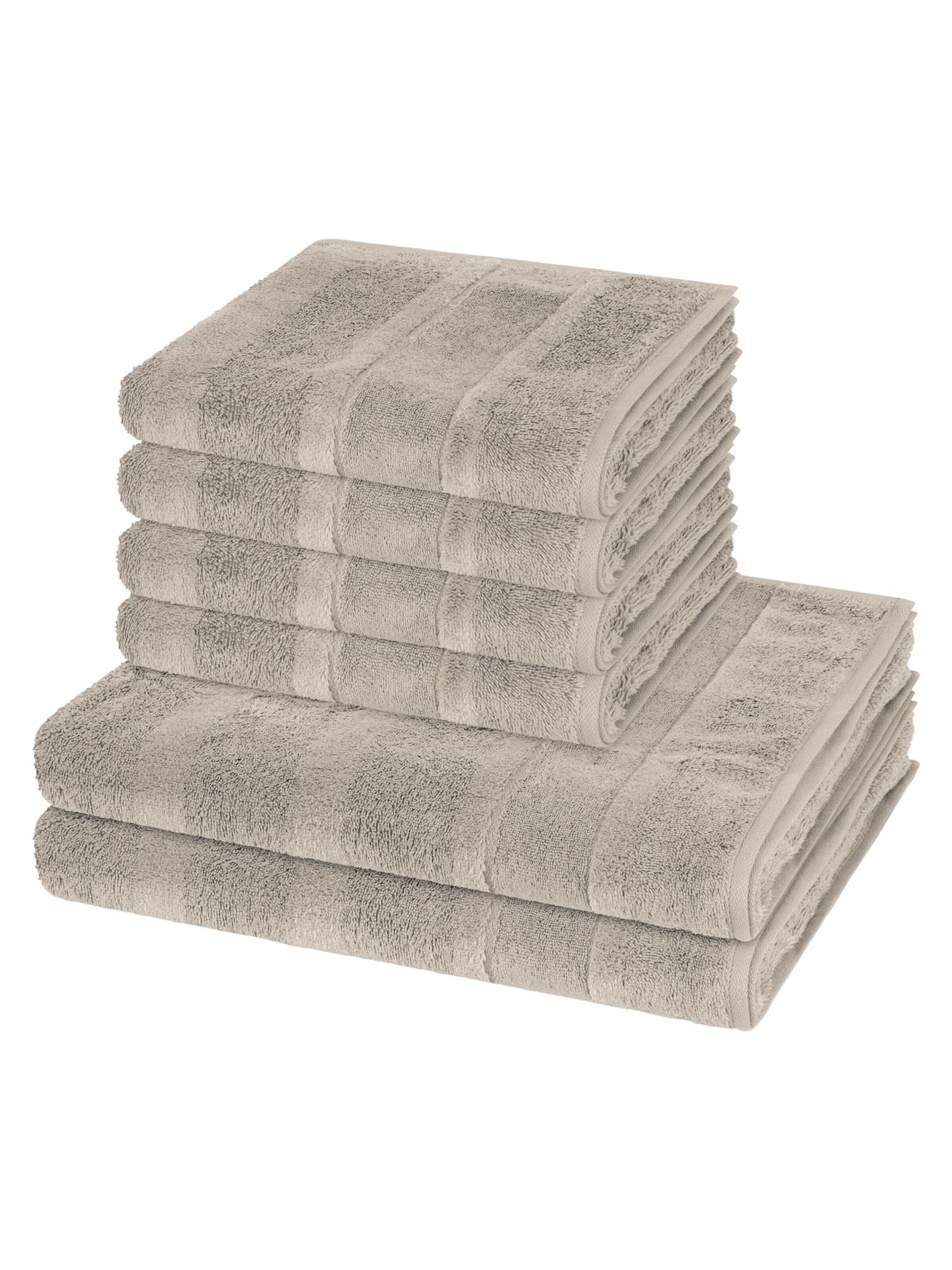 Cawö Towel 'Noblesse' in Grey: front