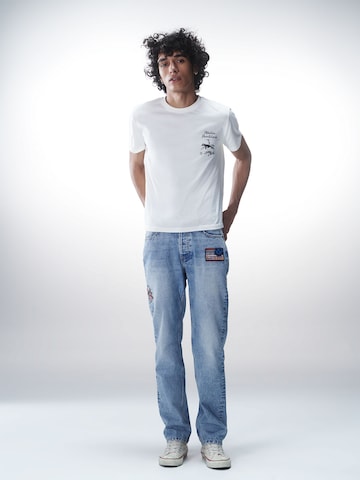 Luka Sabbat for ABOUT YOU - Camisa 'Timo' em branco: frente