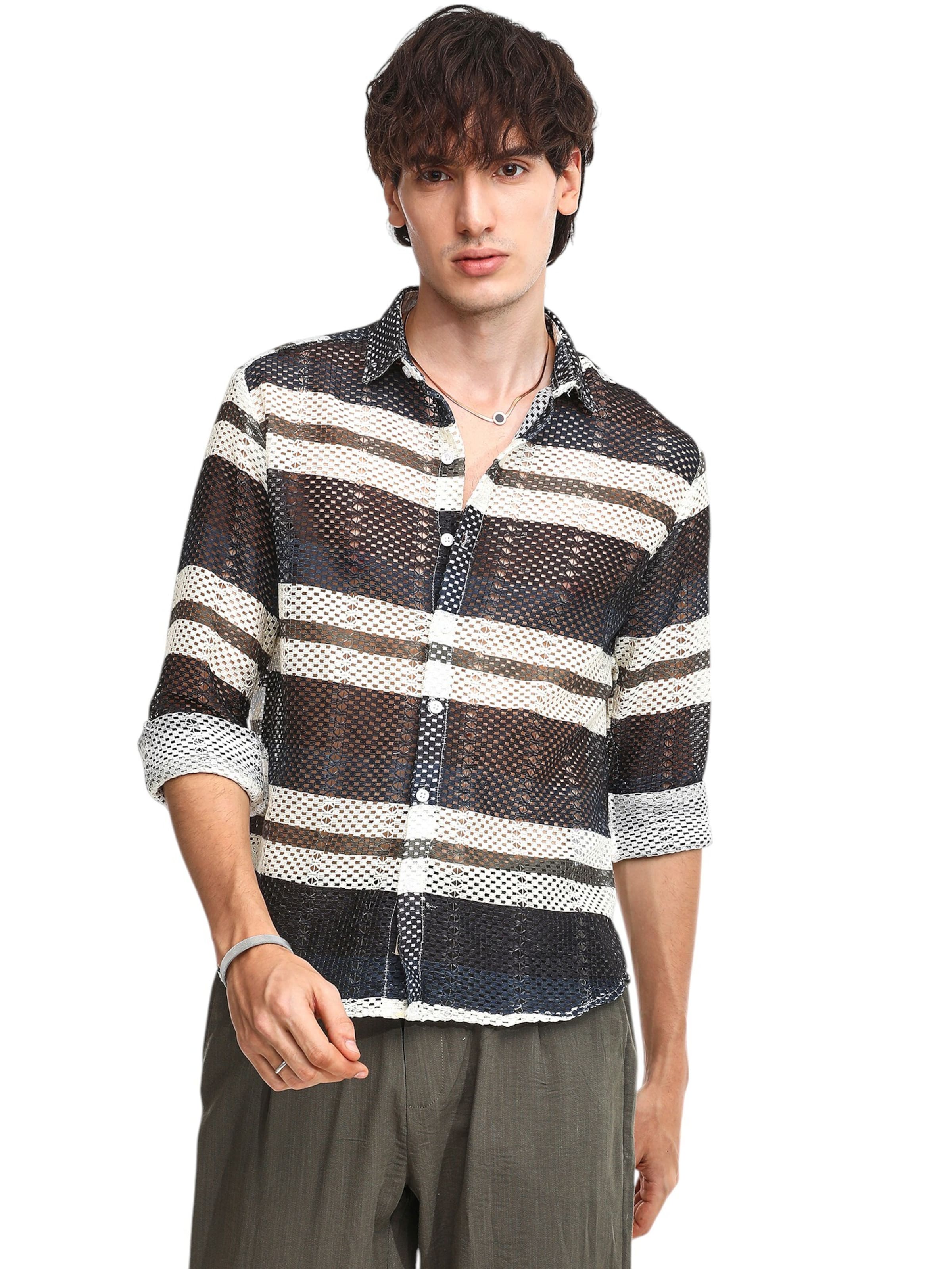 Campus Sutra Knit Cardigan 'Xylina' in Blue: front