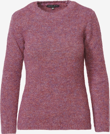 Pull-over KOROSHI en violet : devant