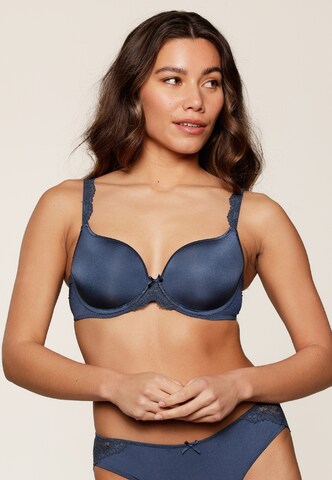 LingaDore - Soutien de tecido Soutien em azul: frente