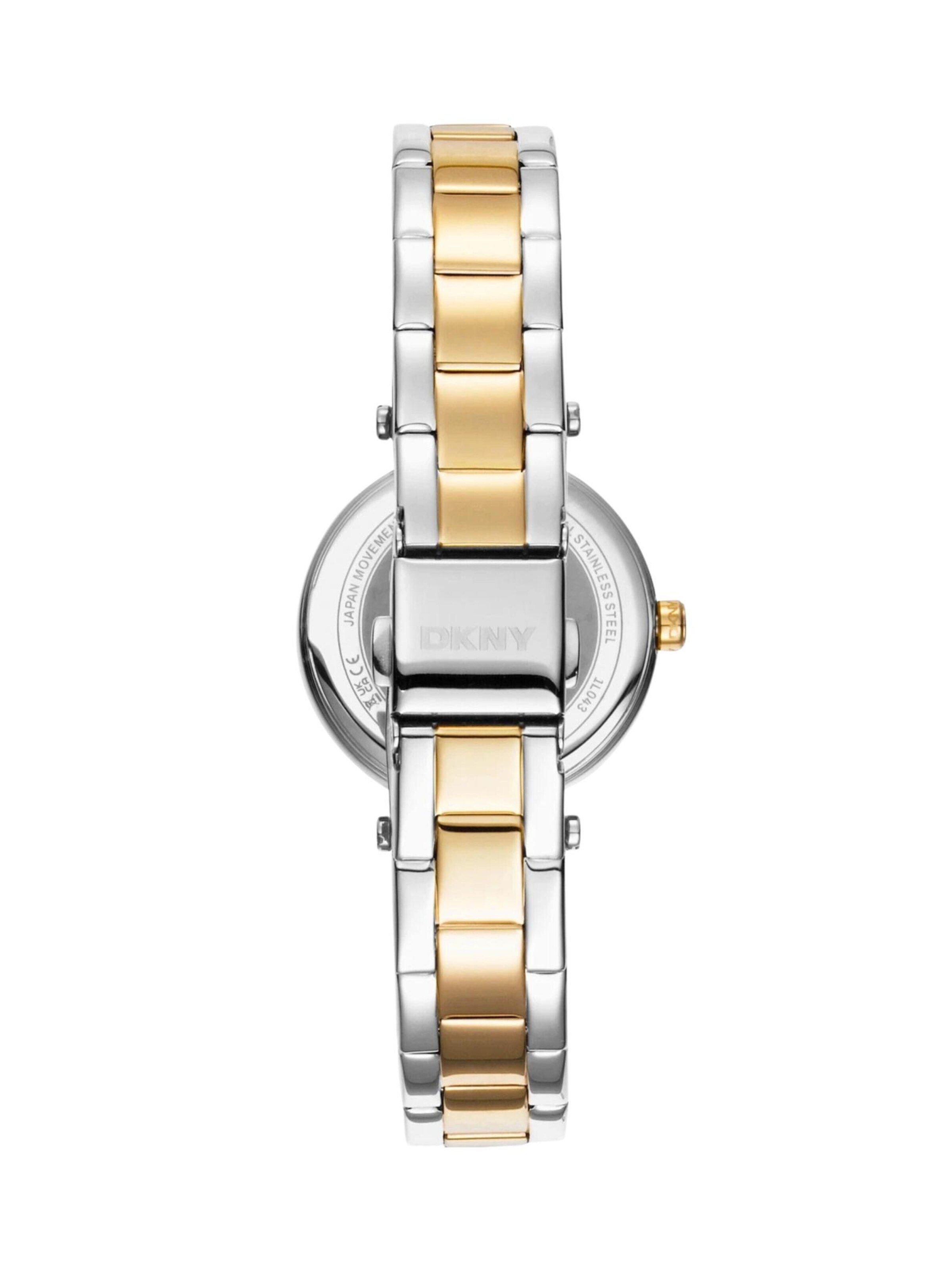 Ceas analogic de la DKNY pe auriu