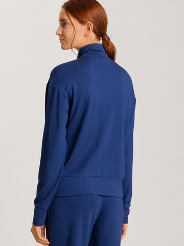 Hanro Sweatjacke ' Balance ' in Blau