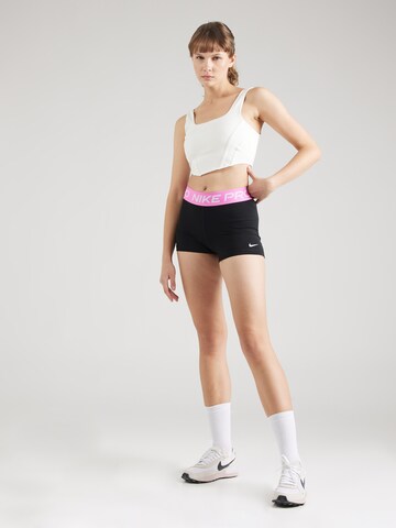 NIKE Skinny Sportbroek 'Pro' in Zwart