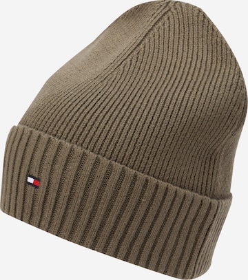 TOMMY HILFIGER Beanie in Green: front