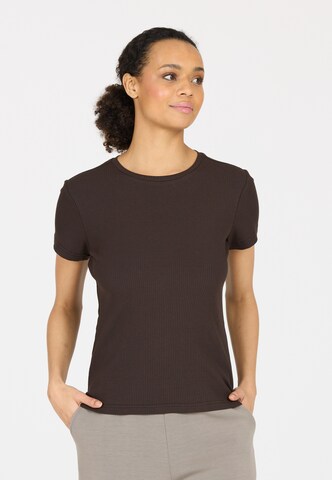Athlecia Functioneel shirt 'Lankae' in Bruin: voorkant