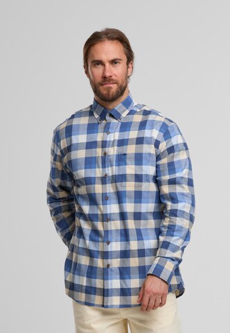 FYNCH-HATTON Regular Fit Hemd in Blau