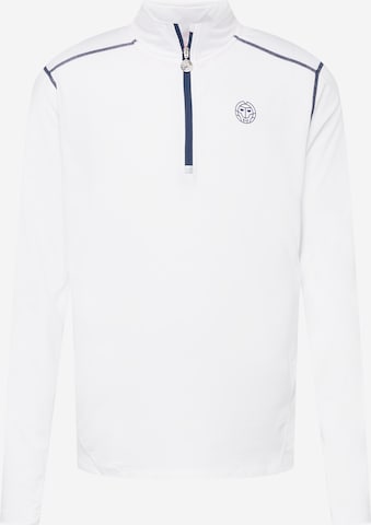 BIDI BADU Sport sweatshirt 'Zac Tech' i vit: framsida