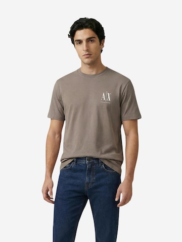 Maglietta 'XM000365 AF12308' di ARMANI EXCHANGE in marrone: frontale
