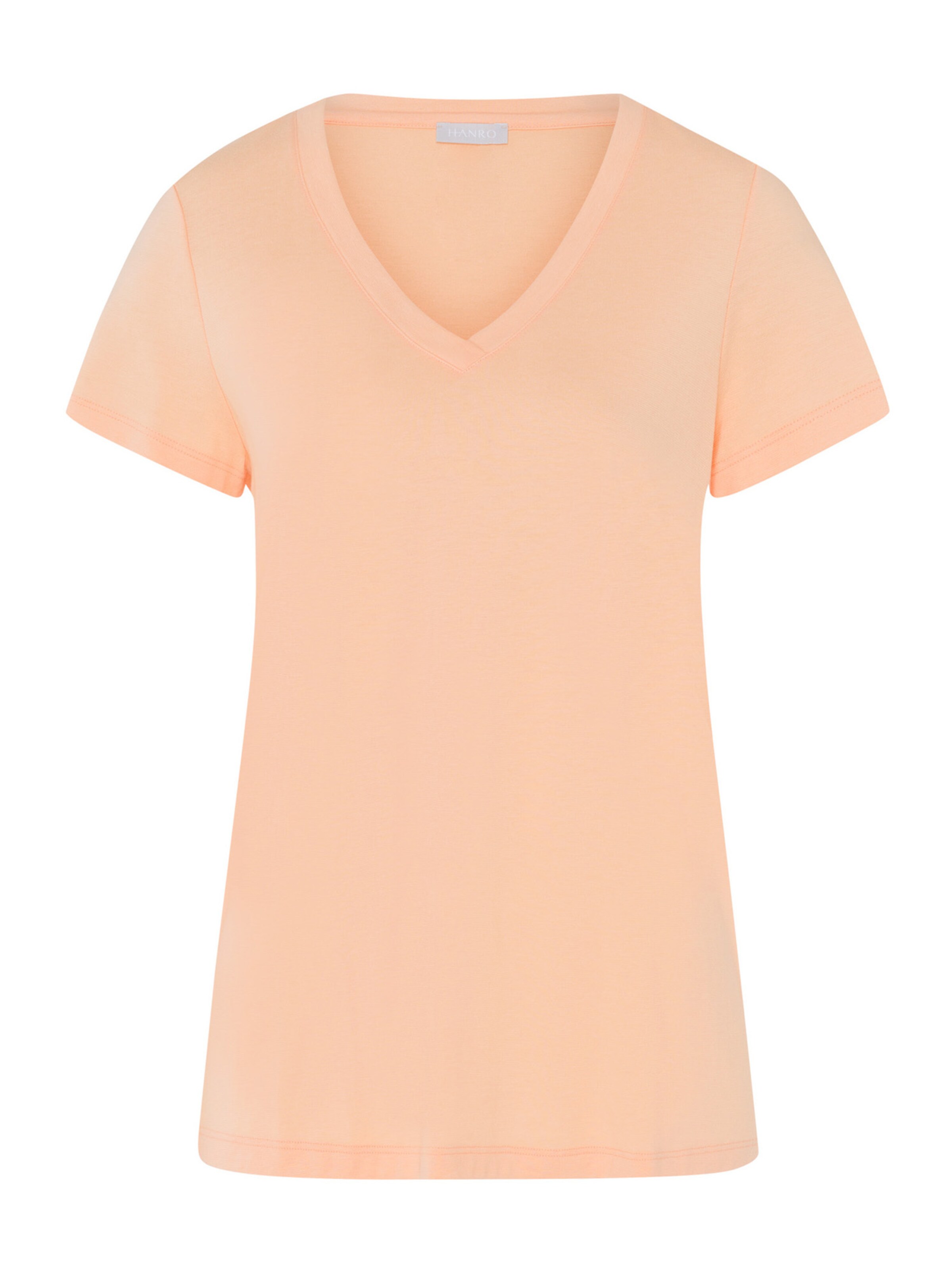Hanro - Camisa de pijama ' Sleep & Lounge ' em laranja: frente