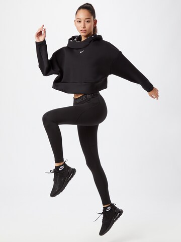 NIKE Skinny Sportovní kalhoty – černá