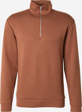 SELECTED Sweatshirt i brun: forside