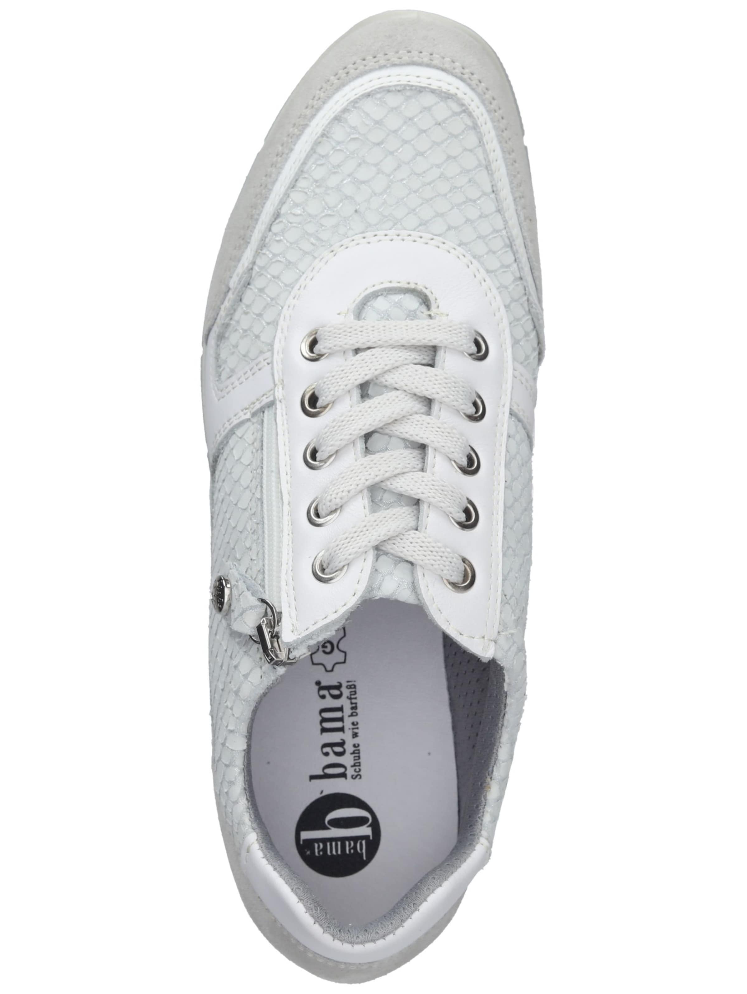 Baskets basses Bama en blanc
