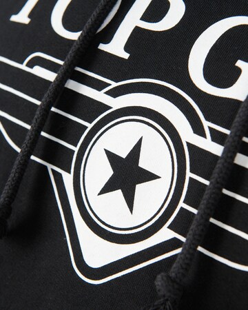 TOP GUN Hoodie in Schwarz