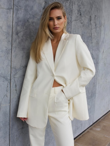 ABOUT YOU Limited Blazer 'Masha' by Lajana Bormann' in White: front