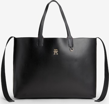 TOMMY HILFIGER Shopper in Black: front