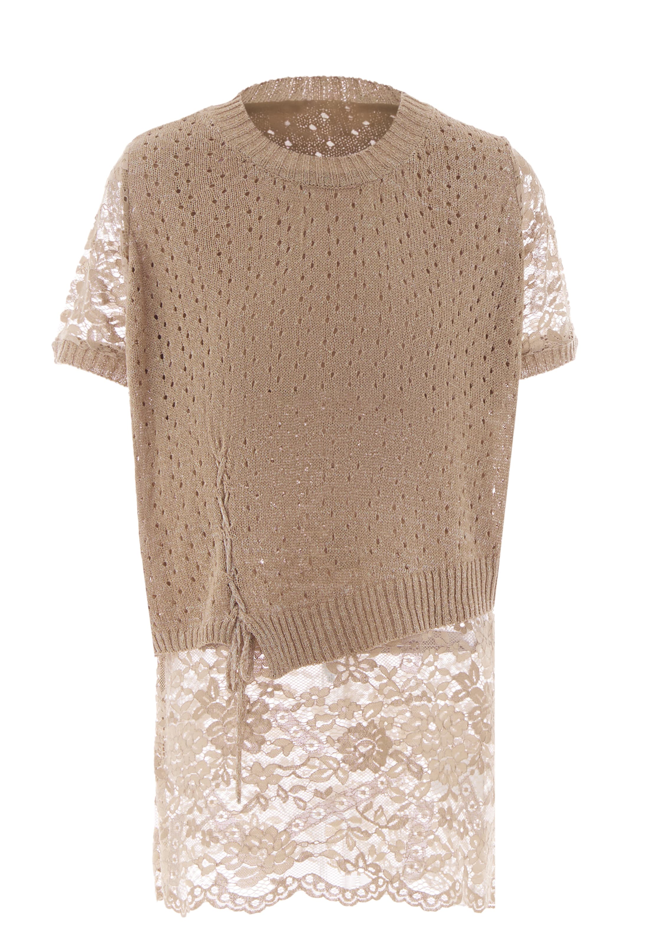 ZITHA Pullover in Beige: Vorderseite