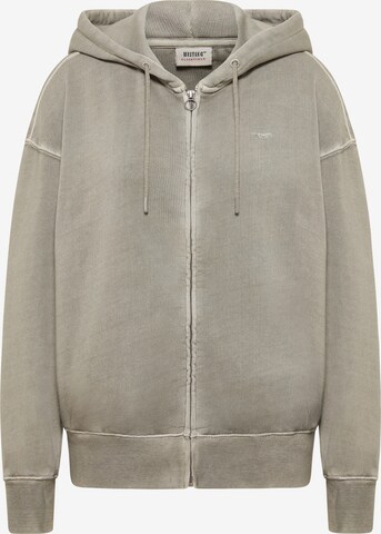 MUSTANG Sweat jacket in Grey: front