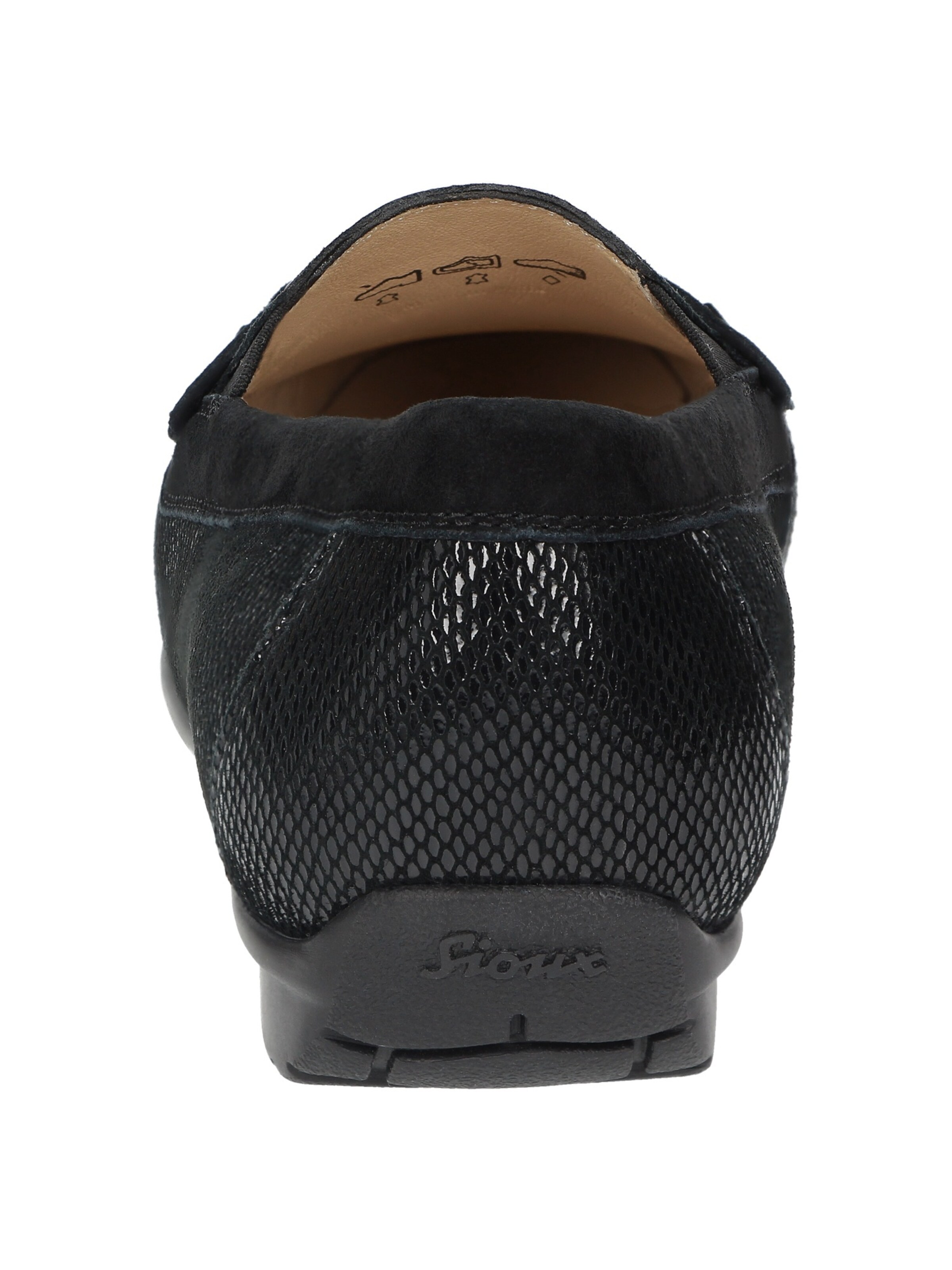 SIOUX Mokassin 'Cortizia' in Schwarz