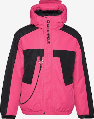 SOUTHPOLE Winter Jacket 'Storm Adventure 1.0' in Pink: front