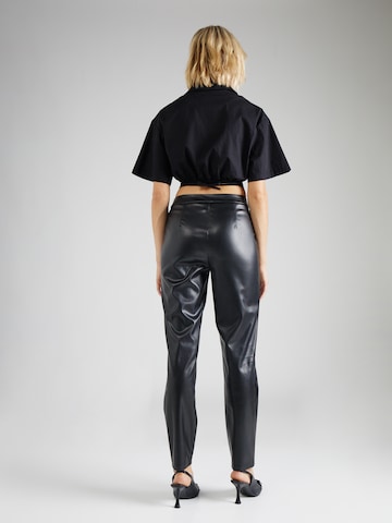 PIECES Regular Trousers 'MISULA' in Black