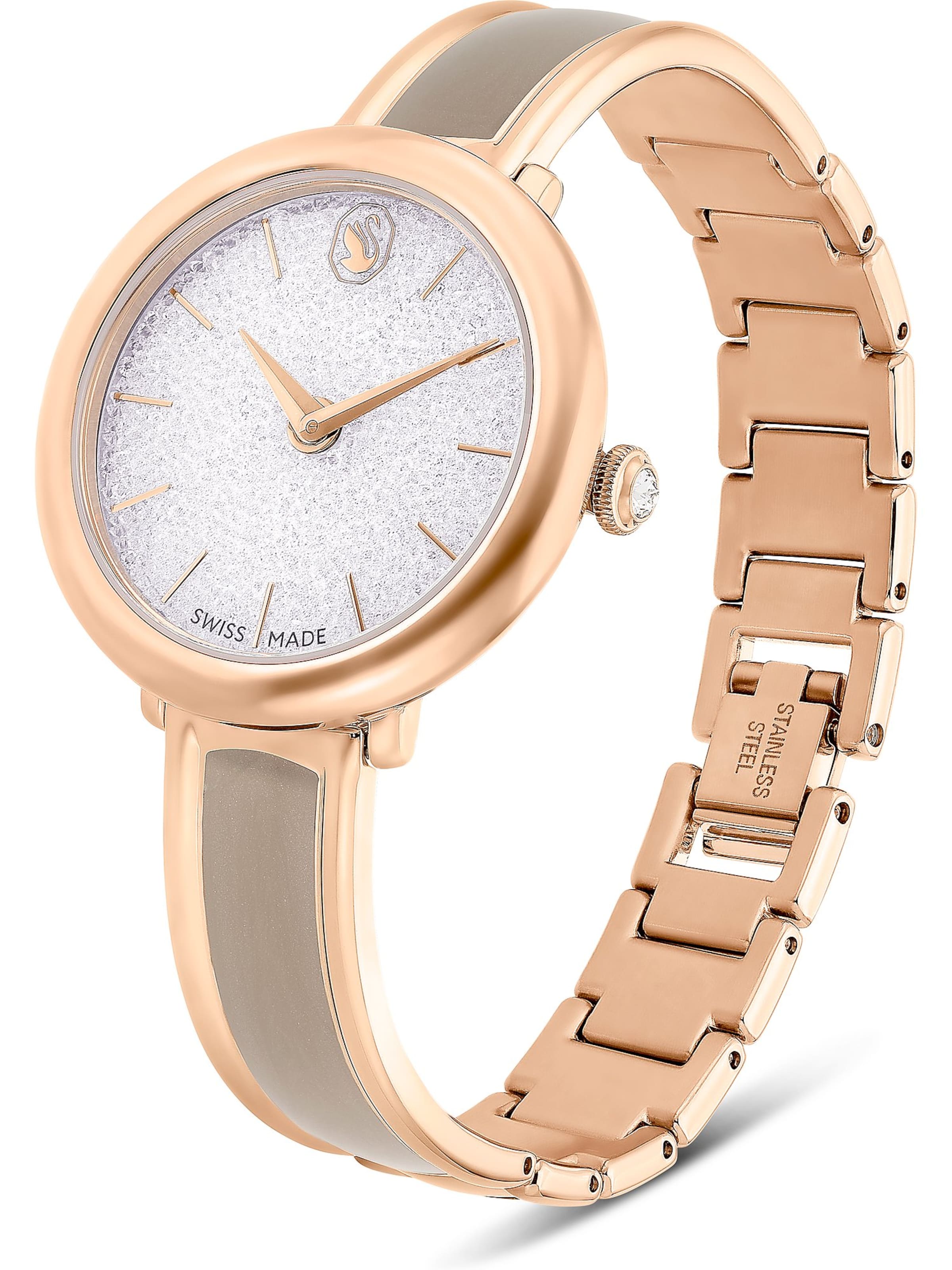 Swarovski Uhr in Gold: Vorderseite