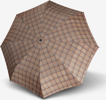 Doppler Umbrella 'Carbonsteel Mini' in Brown: front