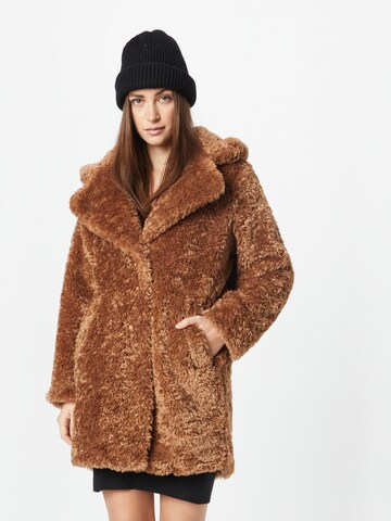 Abercrombie & Fitch Between-Seasons Coat in Brown: front