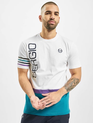 Sergio Tacchini Shirt 'Dennis' in Wit: voorkant