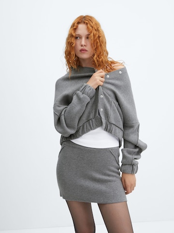 MANGO Skirt 'Grandes' in Grey: front