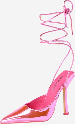 Public Desire Pumps 'VERITY' in Pink: predná strana