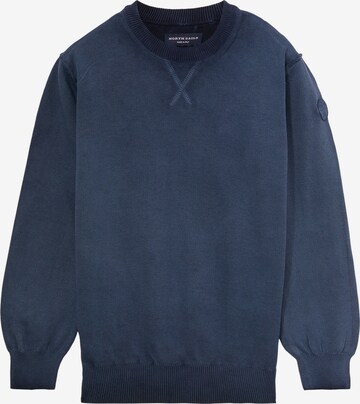 Sweat North Sails en bleu : devant