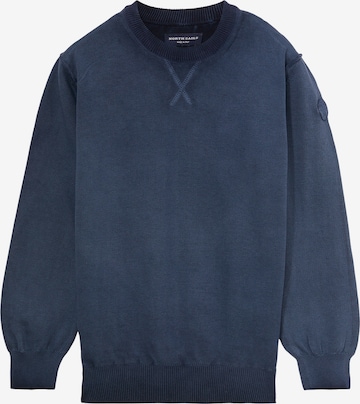 North Sails Sweatshirt in Blue: front