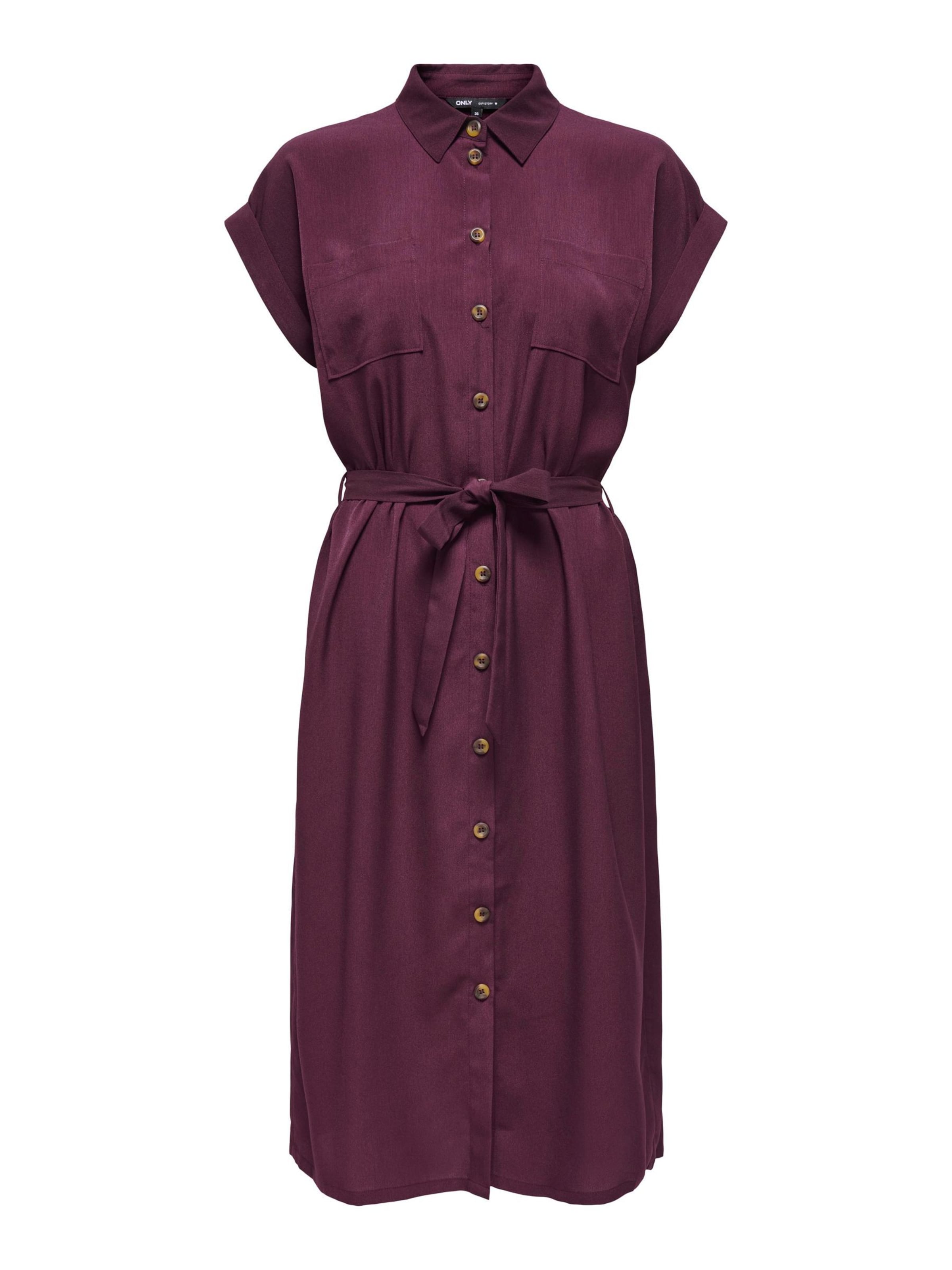 Abito camicia 'Hannover' di ONLY in rosso: frontale