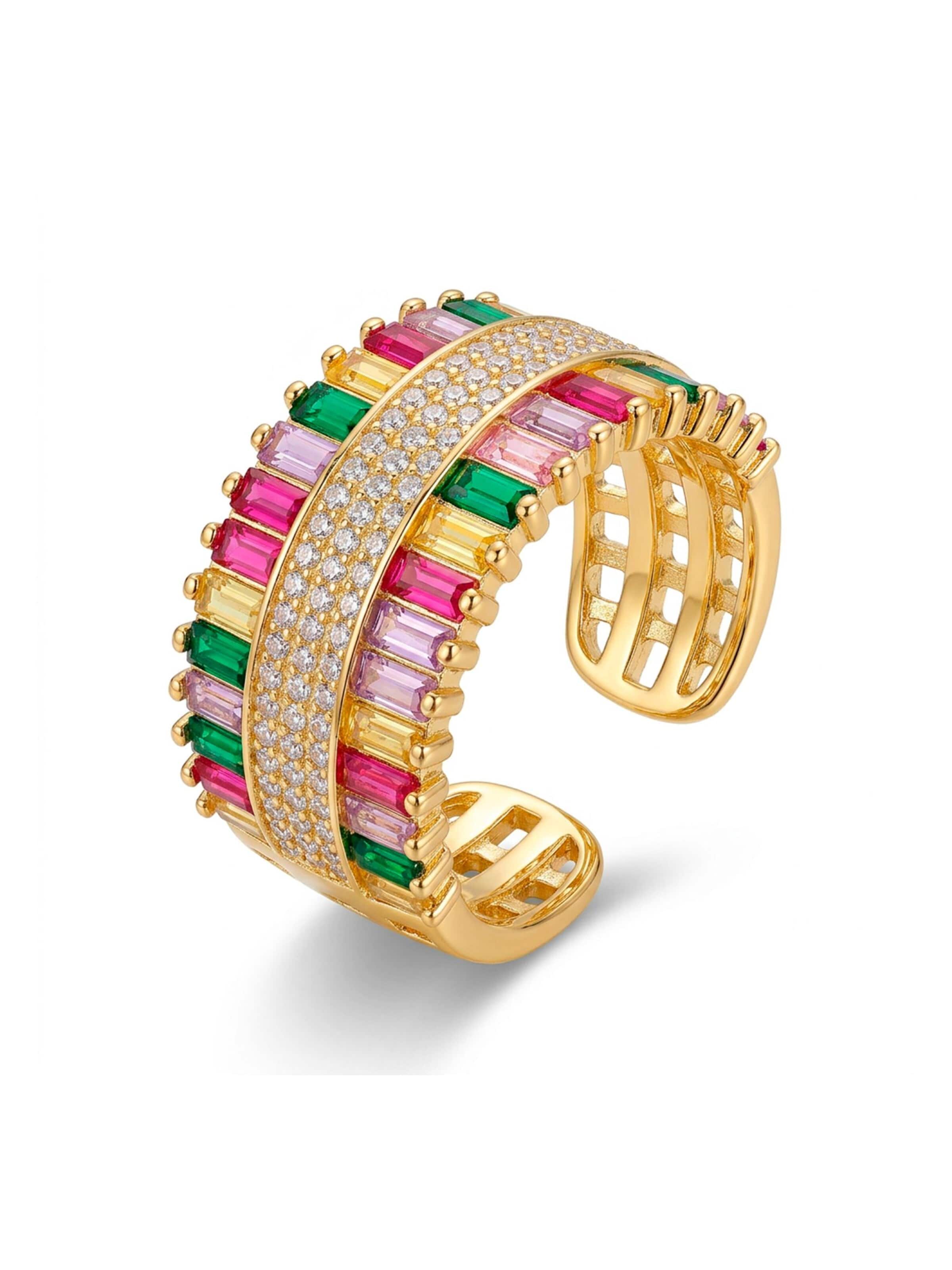 Luxenter - Anillo 'Maku' en Mezcla de colores: frente
