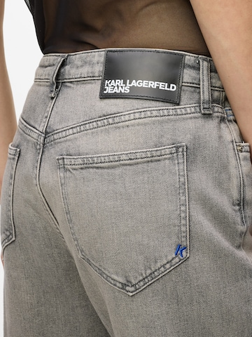 KARL LAGERFELD JEANS Zvonový Džíny – šedá