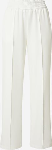 VILA Wide leg Pleat-front trousers 'WINNIE AYA' in White: front