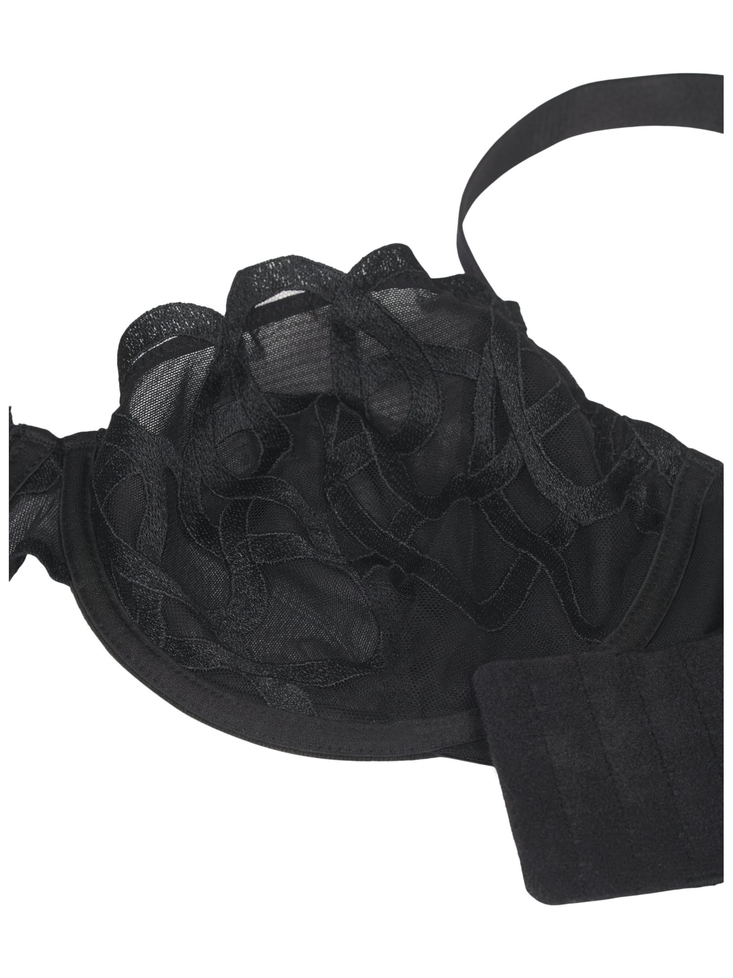 Devoted by Zizzi Bustier BH 'Lblanka' in Schwarz