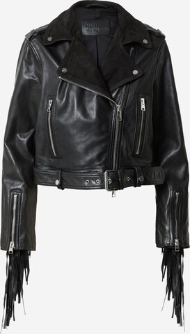 AllSaints Between-Season Jacket 'Ayra Tassel' in Black: front