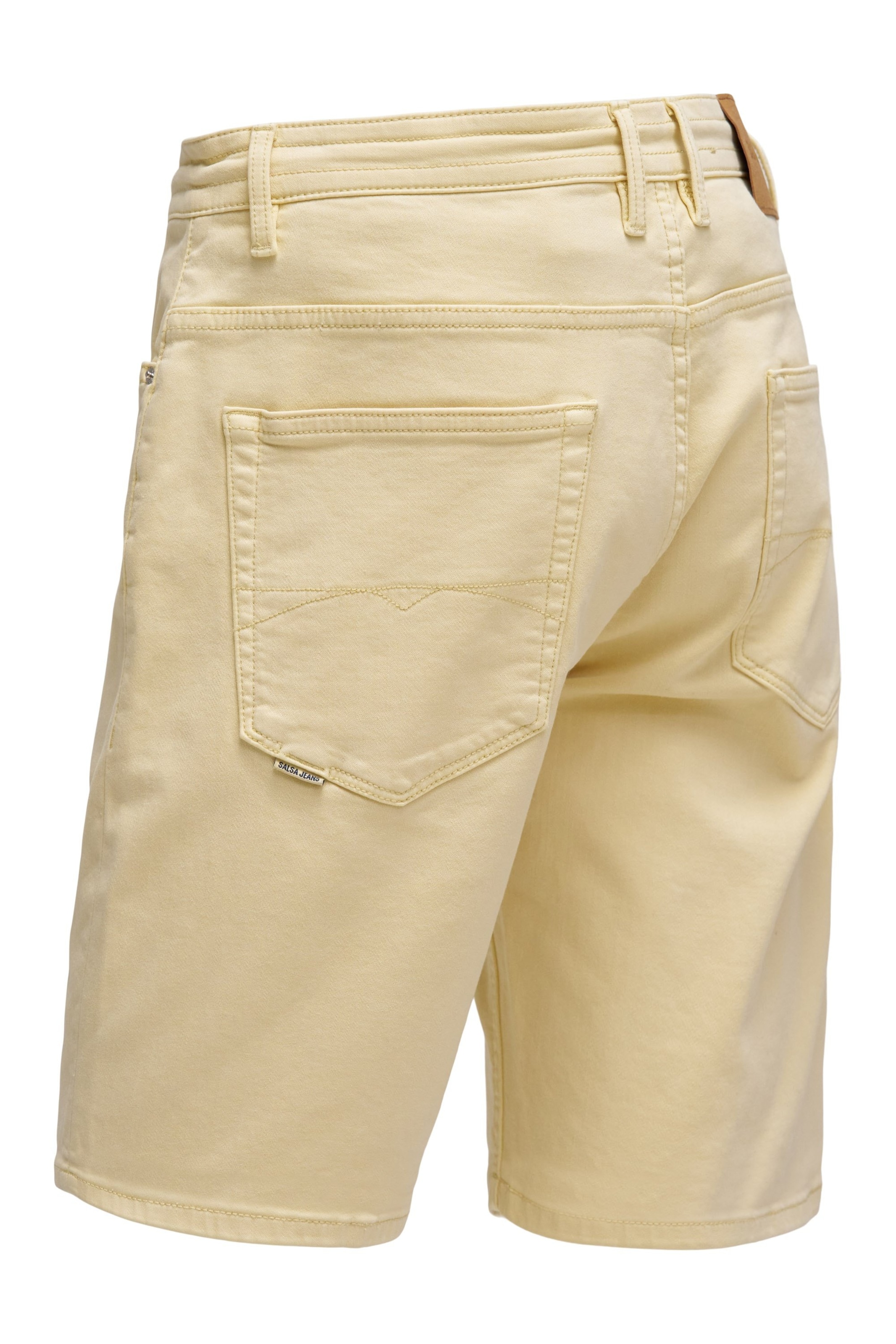 Salsa Jeans Regular Zwemshorts in Geel
