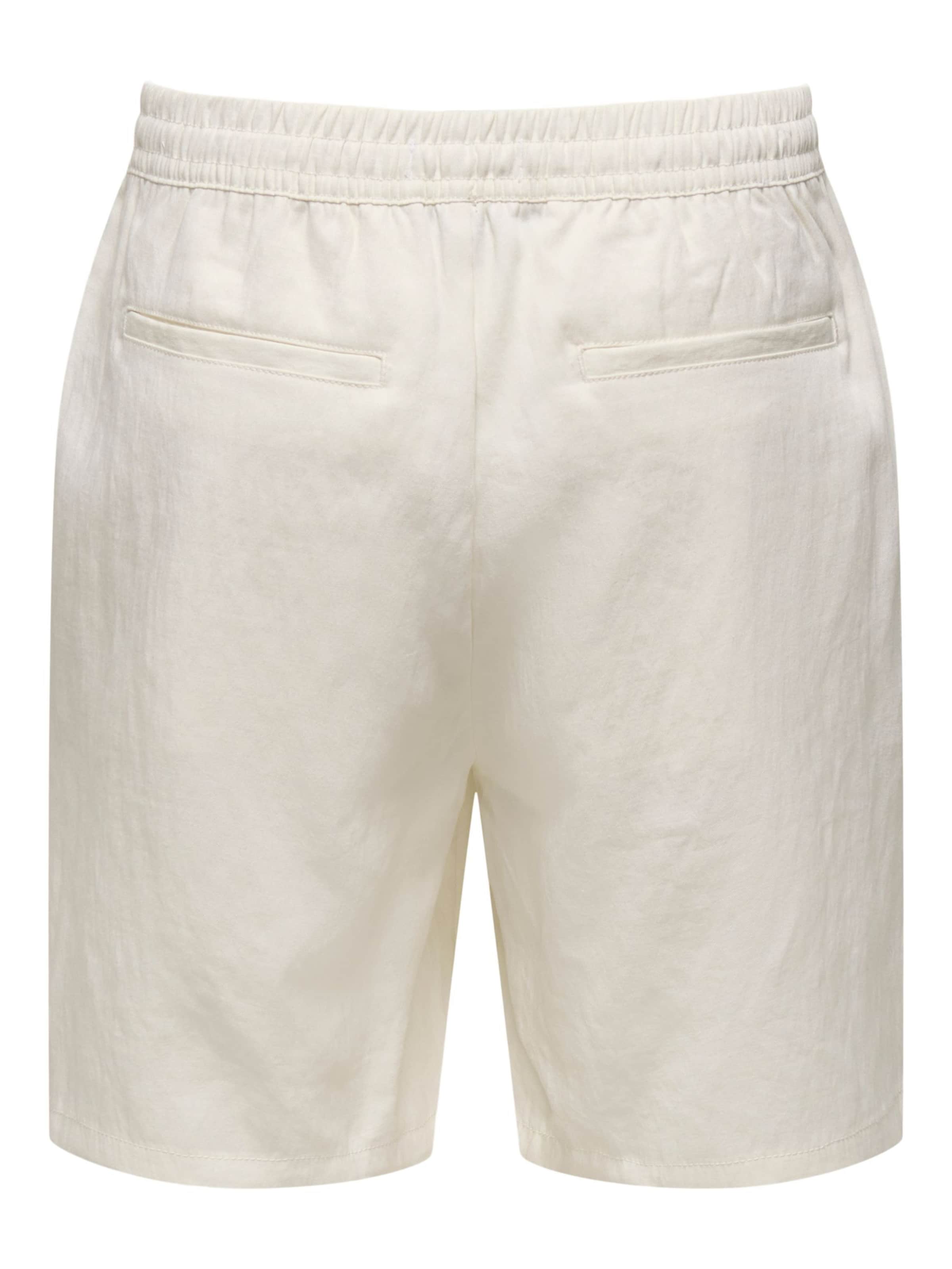 Only & Sons regular Bukser 'ONSWAKE' i hvid