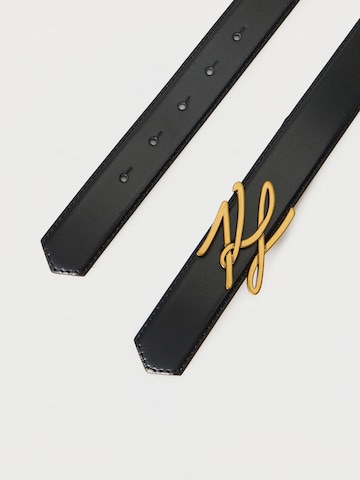 Karl Lagerfeld - Cinturón 'K/Autograph' en negro