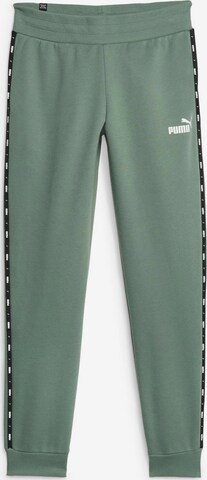 Pantaloni sportivi di PUMA in verde: frontale