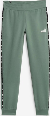 PUMA Regular Workout Pants in Green: front