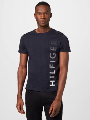 TOMMY HILFIGER T-Shirt in Blau: predná strana