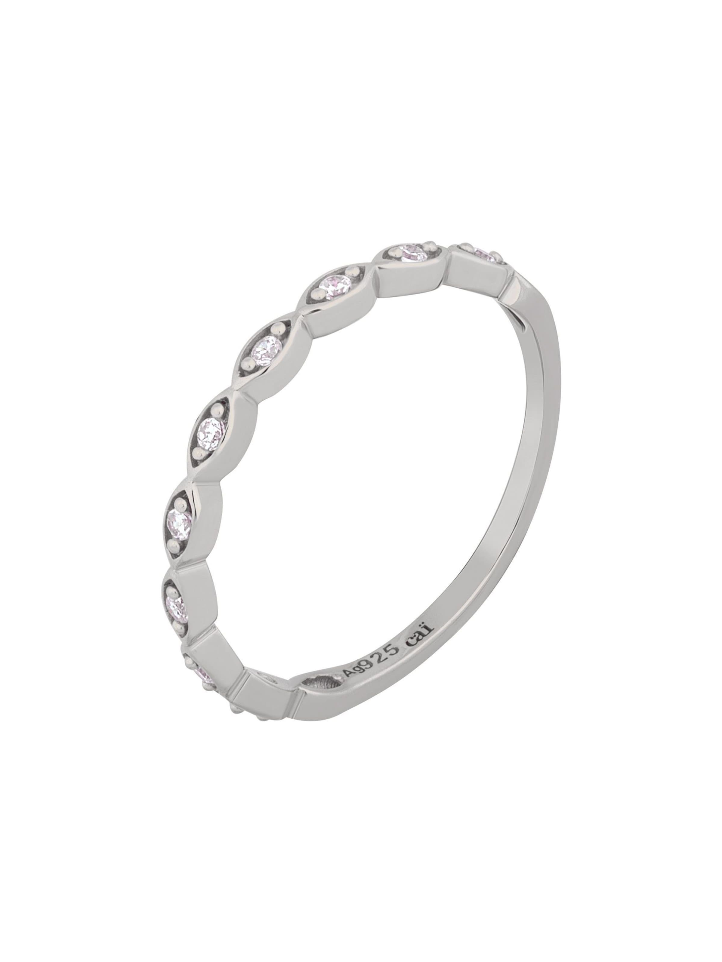 Bague caï en blanc : devant